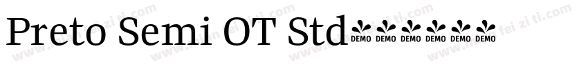 Preto Semi OT Std字体转换